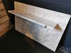 Marmeren planchet met achterplaat, Ophalen, Gebruikt, Overige typen, 50 tot 100 cm