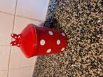 MINNIE MOUSE VOORRAADPOT ❤️ DISNEY ROOD MET WITTE STIPPEN, Ophalen of Verzenden