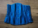 Corset Blauw - Maat M - 65 CM - Corset - Gothic - Emo - Goth, Kleding | Dames, Ophalen of Verzenden, Blauw, Body of Korset
