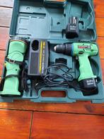 Hitachi Accu Boormachine + Zaklamp  9,6 volt met (Defect), Ophalen of Verzenden
