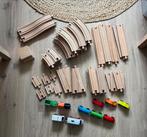 Houten treinbaan Ikea, Kinderen en Baby's, Speelgoed | Houten speelgoed, Ophalen, Zo goed als nieuw, Overige typen