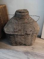 Leemmand met deksel 46x47x24, Ophalen, Mand, Zo goed als nieuw, Rechthoekig