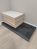 Gratis Tegels Creme en Zwart, Doe-het-zelf en Verbouw, Tegels, Ophalen, 40 tot 60 cm, Gebruikt, Minder dan 5 m²