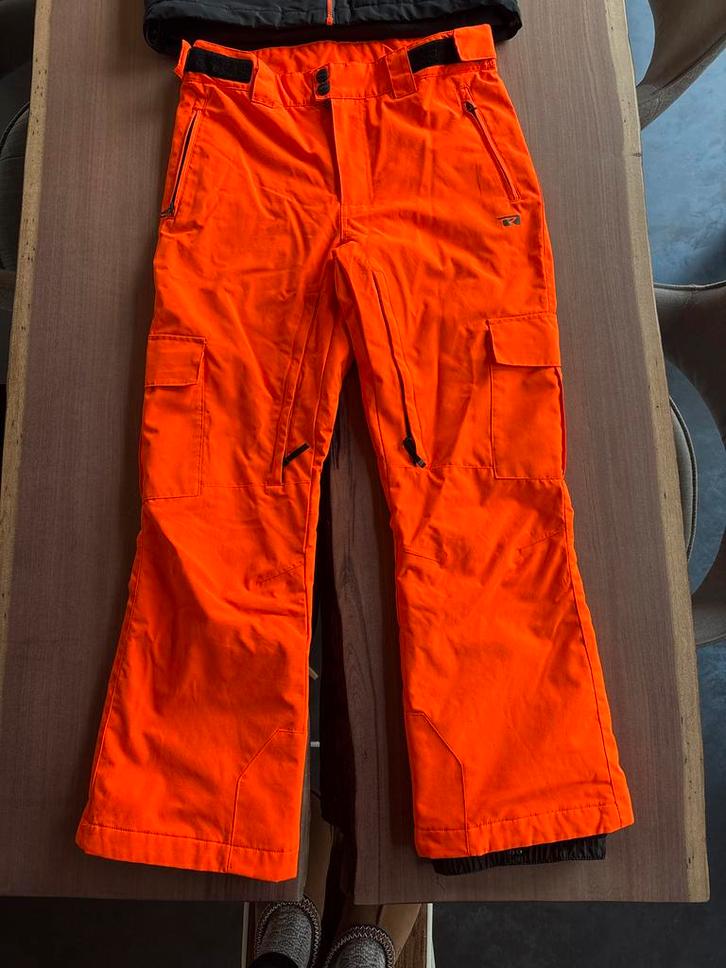 Rehall Oranje Ski Broek - Maat S, Kleding | Dames, Wintersportkleding, Zo goed als nieuw, Broek, Maat 36 (S), Ophalen of Verzenden