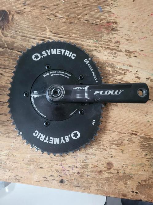 Powermeter Rotor flow, Fietsen en Brommers, Fietsonderdelen, Zo goed als nieuw, Racefiets, Crankstel of Pedalen, Ophalen of Verzenden