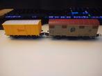 2 Lima wagonnen H0 geen afgebroken delen, Gelijkstroom, Wagon, Ophalen of Verzenden, Lima