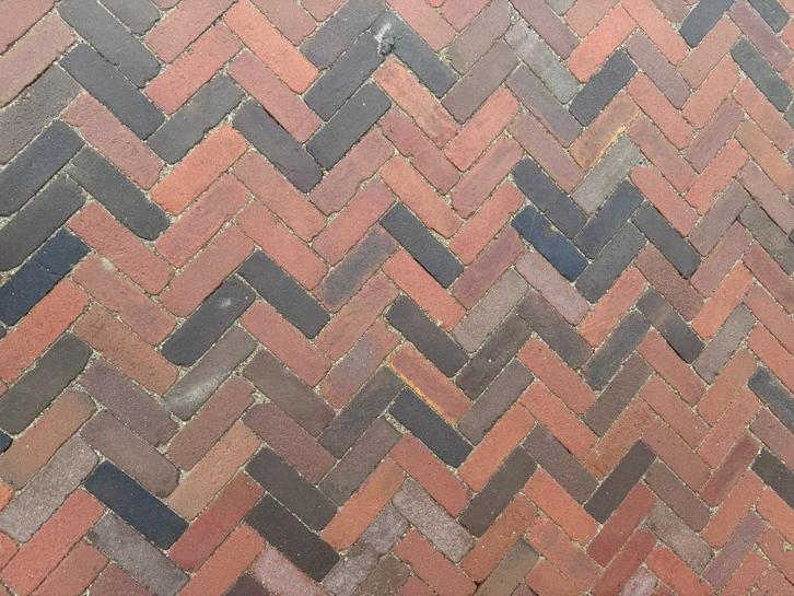 Gebakken Langformaat Rood Getrommeld, Tuin en Terras, Tegels en Klinkers, Nieuw, Klinkers, Overige materialen, 10 m² of meer, Ophalen of Verzenden