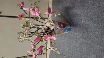 Mooie Blond Amsterdam Vaas evt incl kunstbloemen beschikbaar voor biedingen