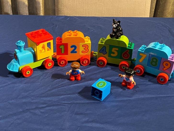 Duplo getallentrein, 10847, Kinderen en Baby's, Speelgoed | Duplo en Lego, Zo goed als nieuw, Duplo, Complete set, Ophalen of Verzenden