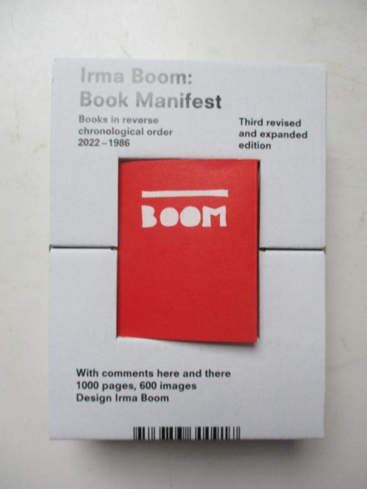 Irma Boom – Biography in Books (2022 – 1986), Boeken, Kunst en Cultuur | Fotografie en Design, Zo goed als nieuw, Overige onderwerpen