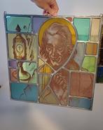 Glas-in-loodraam – Pastoor van Ars, door Hein Kocken 1934, Ophalen