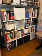 IKEA Kallax Kast - 16 Vakken - Grijs, Ophalen, Met plank(en), Kunststof, 100 tot 150 cm