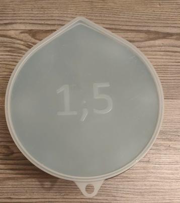 Nieuwe 1,5 L vershoud doos - grijs beschikbaar voor biedingen