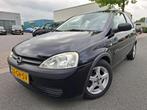 Opel Corsa 1.2-16V Comfort ELEKTRISCH OPEN DAK/SPORTVELGEN!, Voorwielaandrijving, Gebruikt, Zwart, Origineel Nederlands