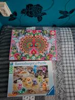Twee Legpuzzels: Educa 1500 & Ravensburger 1500, Ophalen of Verzenden, 500 t/m 1500 stukjes, Zo goed als nieuw, Legpuzzel