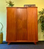 Vintage linnenkast jaren 50/60 dutch design retro teak kast, Huis en Inrichting, Kasten | Kledingkasten, Ophalen, Gebruikt, Midcentury deens design pastoe retro sixties garderobekast