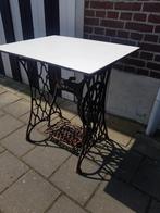 Tuintafel, bijzettafel met antiek onderstel, Ophalen