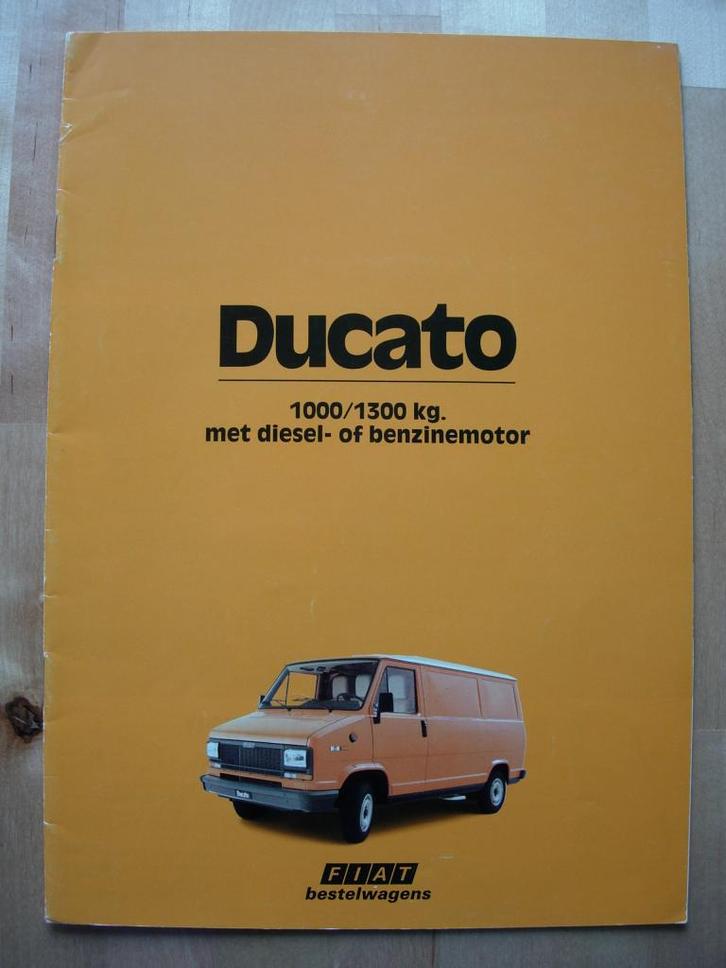 Fiat Ducato 1982 Brochure, Boeken, Auto's | Folders en Tijdschriften, Zo goed als nieuw, Overige merken, Ophalen