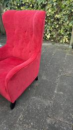 Mooie rode roze fauteuils twee stuks beschikbaar, Huis en Inrichting, Fauteuils, Ophalen of Verzenden, Zo goed als nieuw, Minder dan 75 cm
