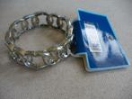 LOOKING GOOD armband zilver kleur - nieuw -, Sieraden, Tassen en Uiterlijk, Ophalen of Verzenden, Nieuw, Zilver, Overige materialen