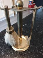Vintage Scheerkwast en Houder Set, Ophalen of Verzenden