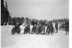 Harley-Davidson factory racer ice snow racing Norway foto, Verzenden, Foto, Nieuw, Voor 1940