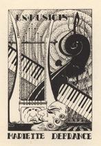 0193 Ex Libris België : Geo Verbrugge, z.j., Antiek en Kunst, Kunst | Etsen en Gravures, Verzenden