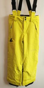 Spyder kids skibroek maat 152/14 kleur geel met bretels, Broek, Spyder, Jongen of Meisje, Ophalen of Verzenden
