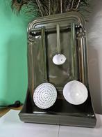 Groen emaille lepelrek., Antiek en Kunst, Antiek | Emaille, Ophalen of Verzenden