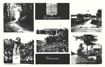 977577 Renesse 1966 Zeeland Postzegel afgeweekt beschikbaar voor biedingen