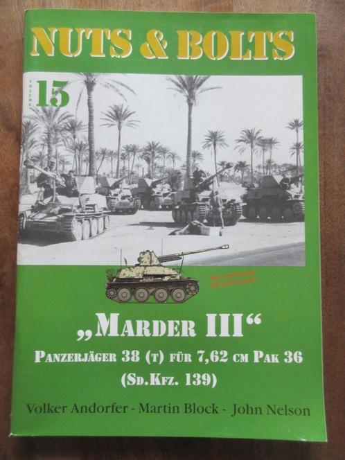 NUTS & BOLTS Marder III Panzerjager 38 T fur 7,62 Pak 36, Boeken, Oorlog en Militair, Gelezen, Tweede Wereldoorlog, Ophalen of Verzenden