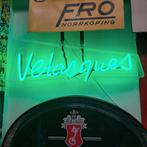 Velasques neon verlichting Vintage, Verzamelen, Ophalen, Zo goed als nieuw, Lichtbak of (neon) lamp