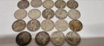 19x Zilveren munten koningin willem 1847, Ophalen of Verzenden