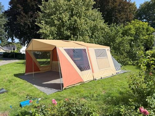Cabanon Malawi 1.0 met achtertent, Caravans en Kamperen, Vouwwagens, Cabanon, tot en met 4, Overige kleuren, Ophalen