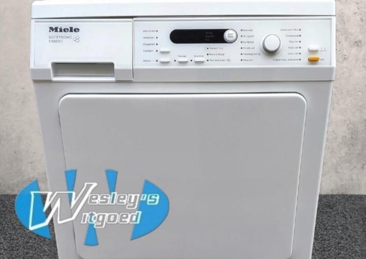 Miele condensdroger 7kg 400,- Wesley's Witgoed, Witgoed en Apparatuur, Wasdrogers, Gebruikt, Condens, Voorlader, 6 tot 8 kg, 85 tot 90 cm