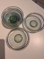 Leerdam Copier schaaltjes - set van 5, Antiek en Kunst, Ophalen of Verzenden