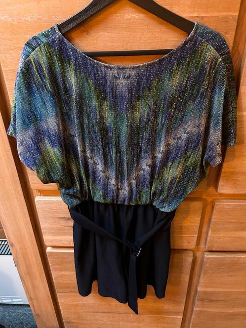 Naf Naf Jumpsuit Maat 38, Kleding | Dames, Jurken, Zo goed als nieuw, Maat 38/40 (M), Blauw, Boven de knie, Ophalen of Verzenden