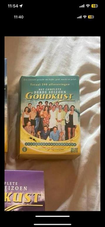 Goudkust Seizoen 3 DVD Box - Compleet! beschikbaar voor biedingen