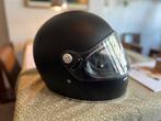 Vito integraal helm maat L retro look zwart klassiek, Motoren, Kleding | Motorhelmen, Overige merken, L, Tweedehands, Integraalhelm