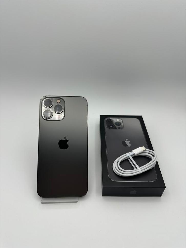 Iphone 13 Pro Max 128 GB (Graphite) / Inruil mogelijk!, Telecommunicatie, Mobiele telefoons | Toebehoren en Onderdelen, Gebruikt
