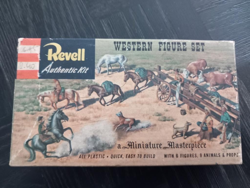 Revell Western Figure Set - Authentiek Kit, Ophalen of Verzenden