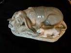 NAO Basset hond met puppy, Ophalen of Verzenden, Zo goed als nieuw, Dier
