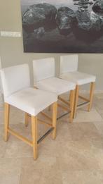 3x Barkruk Bergmund van Ikea, Huis en Inrichting, Ophalen, Gebruikt, 60 tot 90 cm, 3 krukken