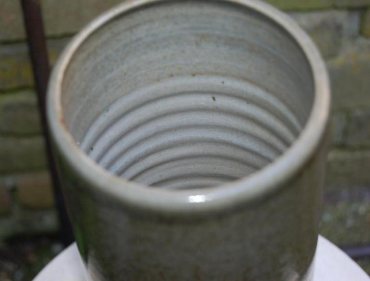 Zaalberg Holland cylinder vaas met kristalglazuur, Antiek en Kunst, Antiek | Keramiek en Aardewerk, Ophalen of Verzenden