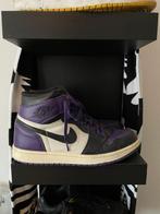 Jordan 1 Purple Court, Kleding | Heren, Gedragen, Jordan, Ophalen of Verzenden, Wit