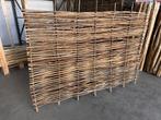 Ambachtelijke vlecht schermen 120x180 hxb schutting deel, Ophalen of Verzenden, Hout, Minder dan 3 meter, 1 tot 2 meter