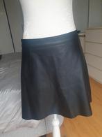 Vila rokje leerlook maat M, Maat 38/40 (M), Zwart, Vila, Ophalen of Verzenden