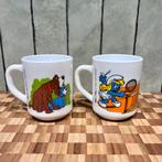 Vintage Arcopal mokken met smurfen en Disney, Ophalen of Verzenden, Overige stijlen, Kop(pen) en/of Schotel(s), Glas