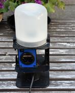 Vintage Tafellamp  Brennenstuhl, Huis en Inrichting, Lampen | Tafellampen, Ophalen, Gebruikt, Vintage, Glas