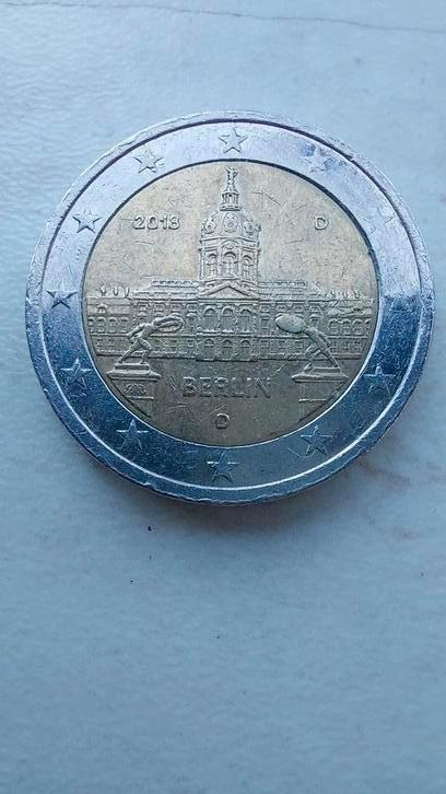 €2  Duitse Herdenkings munt 2018 D vele misslagen, Postzegels en Munten, Munten | Europa | Euromunten, 2 euro, Duitsland, Ophalen of Verzenden
